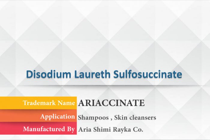 Disodium Laureth Sulfosuccinate , ariaccinate , Aria Shimi Rayka , asrc.ir