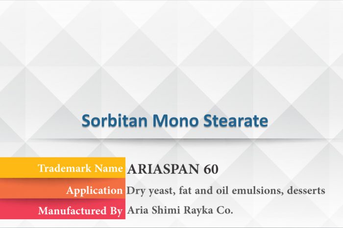 Sorbitan Mono Stearate, Ariaspan 60
