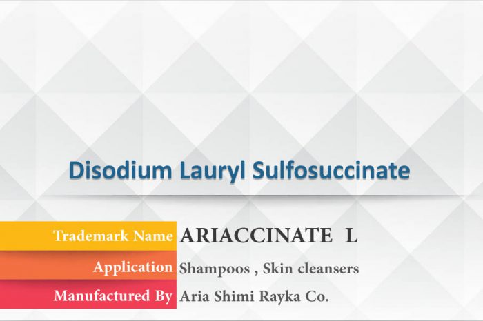 Disodium Lauryl Sulfosuccinate , ariaccinate l , Aria Shimi Rayka , asrc.ir